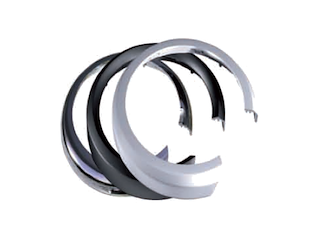 GHIERA Ø 85mm ROTONDA CROMATA Cornici 85 mm