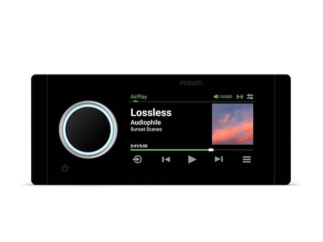 FUSION Apollo MS-RA800 stereo per imbarcazioni con wifi e bluetooth streaming Airplay art.010-02937-01
