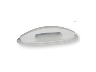 MANIGLIA PREMIUM S/FORI G. RAL7038 Gomma premium senza for