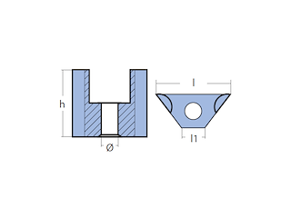 ANODO PER MOTORI 25/90 HP ANODO PER MOTORI 25/90 HP