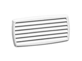 PRESA ARIA NYL. 125X260MM BIANCA Presa d aria in ABS