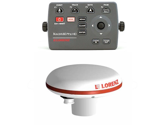 LORENZ MARINE MAGNUM PRO HD Plotter GPS con Antenna GPS Smart 50