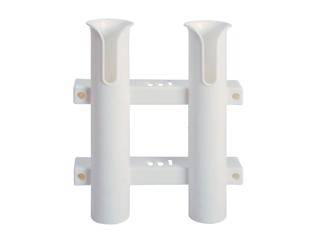 PORTACANNA FISSA A PARETE IN PLASTICA 2 POSTI Portacanna fissi a parete