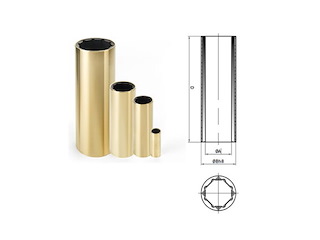 BOCCOLA BRONZO 4 X5 1/4 Boccole Ottone Gomma inch/inch