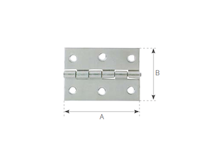 CERNIERA A LIBRETTO 60X50 Cerniera a libretto Inox 316