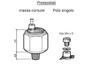 TERMOSTATI  M14 X 1.5 Sensore 1 polo - mc (2)