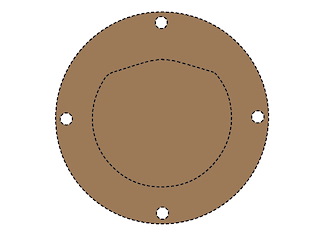 COPERCHIO POMPA Guarnizione EP45