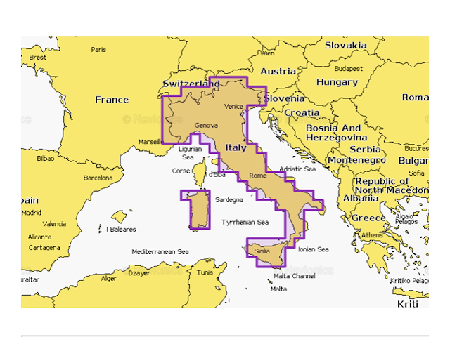 Navionics+ Italia Laghi e Fiumi   NAEU073R