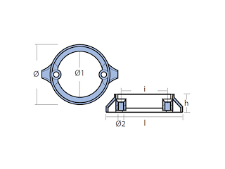 COLLARE PER MOTORI - SERIE - DUO PROP 290 Collare Duo Prop 290