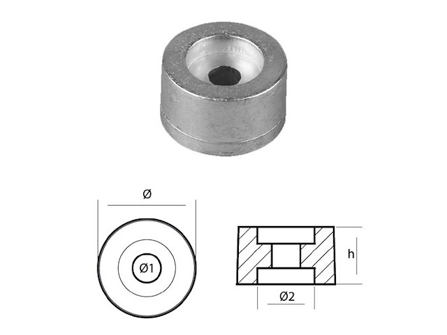 RONDELLA IN ALLUMINIO PER MOTORI HONDA Rondella Honda