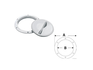 TAPPO IS. STAGNO BIANCO MM 152 Tappi ispezione con chiusura