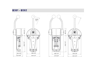 B302CR MONOLEVA DOPPIA CR. Serie B301CR e B302CR