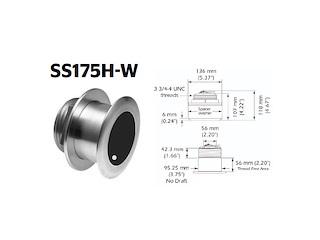 XSONIC AIRMAR SS175H-W 0 DEG Trasduttori SS175H-W